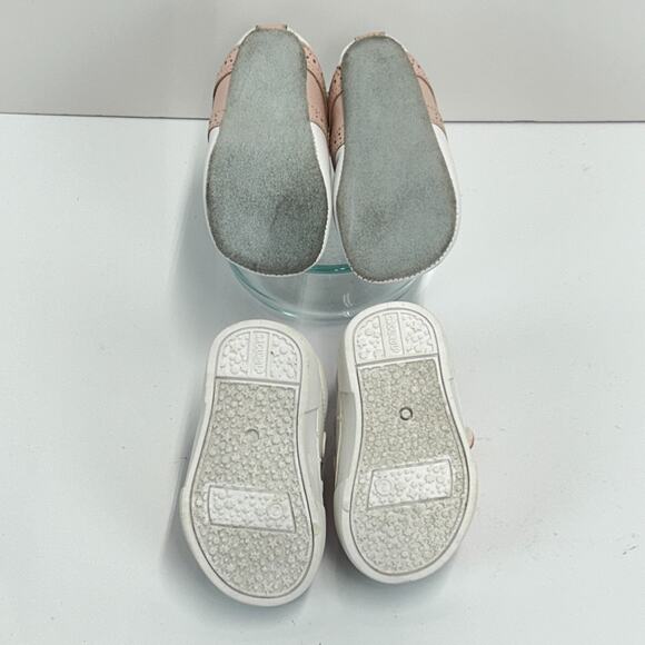 2 pair Baby Girl Vacation Shoes Size 2 DISNEY Pooh & FOOTJOY Saddle Golf Pink - Picture 13 of 13